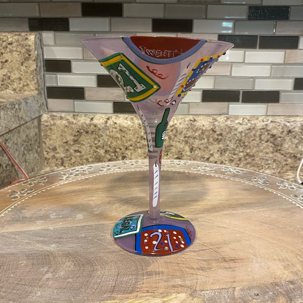 Lolita “21” Martini Glass